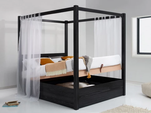 Ottoman Four Poster Storage Bed Ottoman Storage Beds Wooden Bed